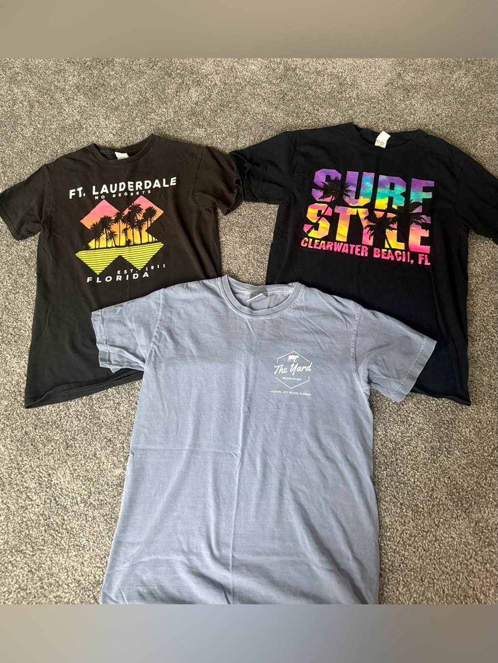 3 Florida tshirts